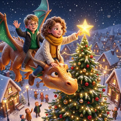 Ёлочную звезду зажигает ваш ребёнок